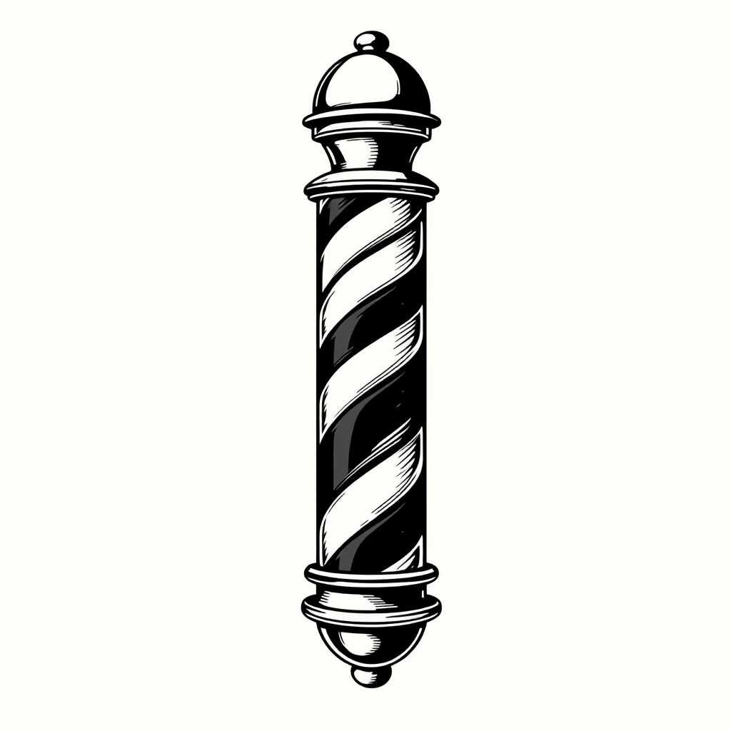 Vintage Barber Pole